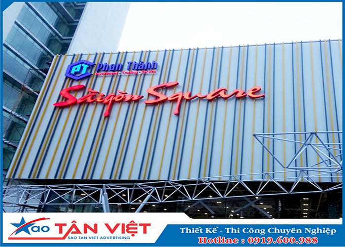 Ứng dụng mặt dựng Aluminium trong quảng cáo