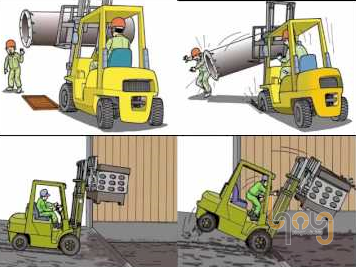 Quy tắc an toàn khi dùng xe thang, xe nâng hàng công nghiệp