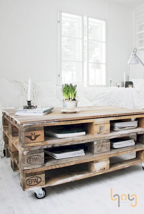 Pallet gỗ làm đồ nội thất sang chảnh cho gia đình