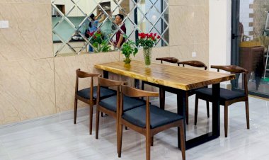 Bí mật đằng sau những mẫu bàn ăn gỗ tự nhiên nguyên tấm